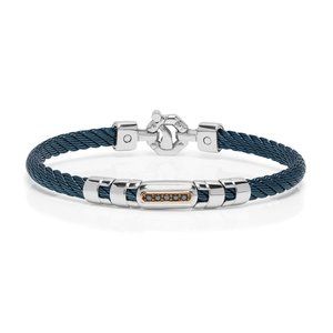 BARAKA Men's BR332001RODN190010 316L Collection Gold Diamonds Bracelet